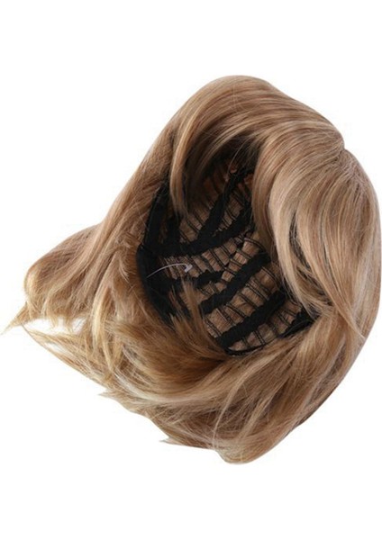 2x Kısa Düz Bob Peruklar Brezilya Insan Saç Perukları Tam Peruklar (40 Cm) Kahverengi Renk (Yurt Dışından) modelleri