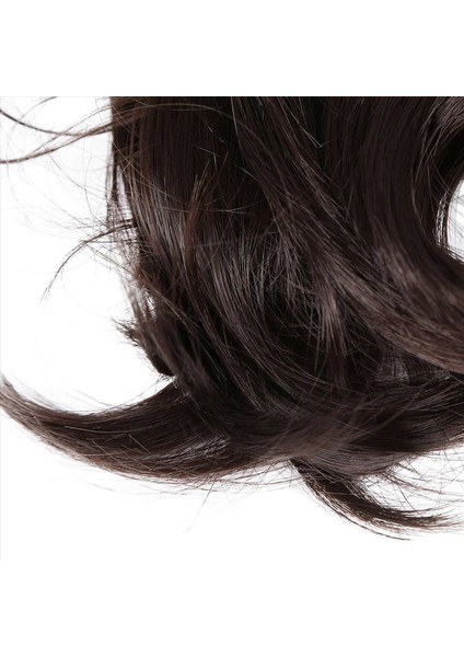 2x Moda Erkek Peruk Kısa Düz Sıcaklık Ipek Sentetik Peruk Tam Peruk/sanatsal Erkekler Erkekler Için Kahverengi Siyah Peruklar (Yurt Dışından) fırsatları