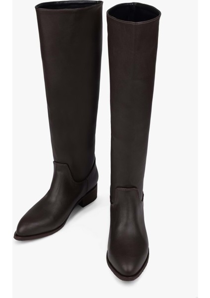 Kadın Erica Kahve Cilt Kovboy Çizme fırsatları