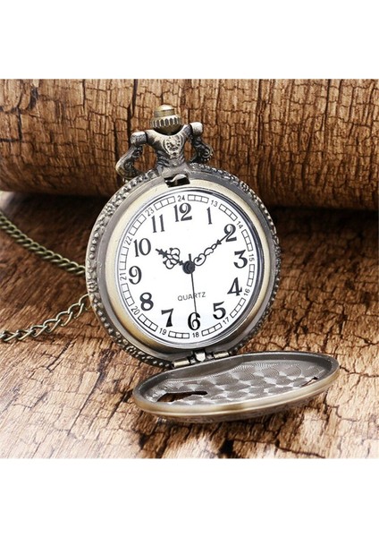 Retro Kartal Kabartmalı Quartz Köstekli Saat fiyatları