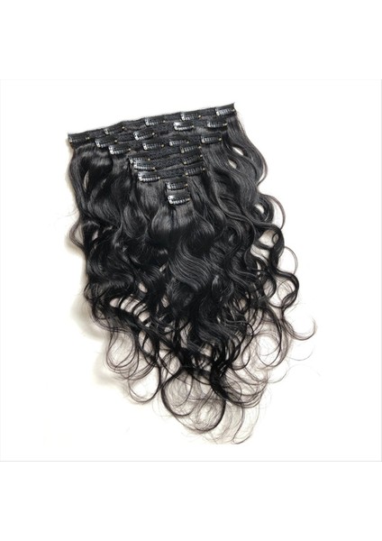 Saç Uzantılarında Su Dalgası Klipsleri Saç Doğal Renk Saç Peruk Klips 10 Inç (Yurt Dışından)