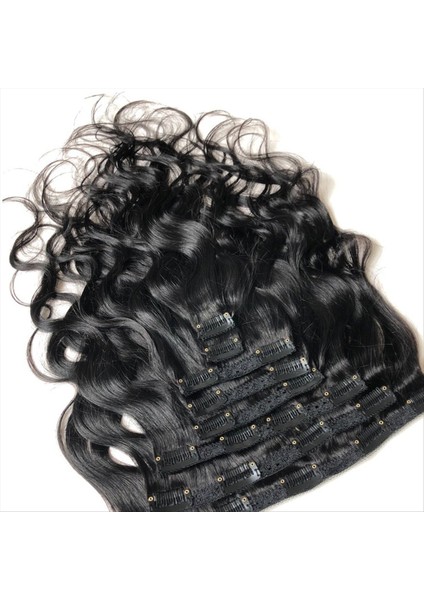 Saç Uzantılarında Su Dalgası Klipsleri Saç Doğal Renk Saç Peruk Klips 10 Inç (Yurt Dışından) fırsatları