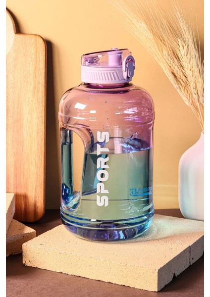 2200 ml Suluk 2.2 Litre - Kilitli Kapaklı Geniş Hacimli Matara