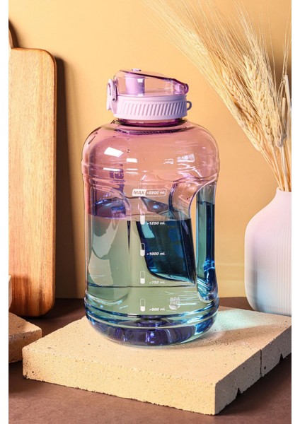 2200 ml Suluk 2.2 Litre - Kilitli Kapaklı Geniş Hacimli Matara fiyatları