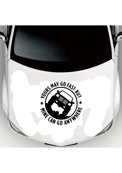 Safari Oto Kaput Sticker 45 x 45 cm