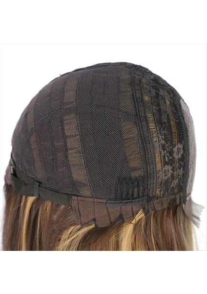 Bal Sarışın Vurgu Dantel Ön Peruklar Dantel Uzun Düz Gluoneless Peruk Yaki Düz Dantel Ön Peruk 27INCH (Yurt Dışından) modelleri