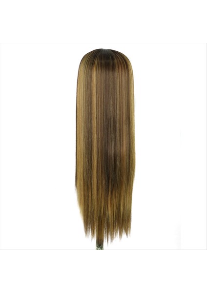Bal Sarışın Vurgu Dantel Ön Peruklar Dantel Uzun Düz Gluoneless Peruk Yaki Düz Dantel Ön Peruk 27INCH (Yurt Dışından) fırsatları