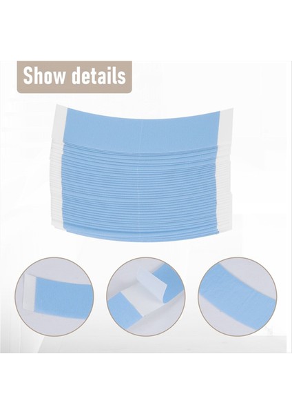 360PC/LOT Mavi Sabit Peruk Çift Taraflı Bant Saç Sistemi Yapıştırıcı Genişletilmiş Peruk Şerit Su Geçirmez Toupee Dantel Film (Yurt Dışından)