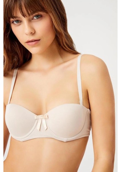 Destekli Ince Askılı Dikişsiz Mikrofiber Sütyen fırsatları