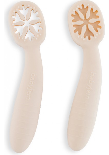 Babyjem Silikon Ikili Ilk Kaşığım Ekru