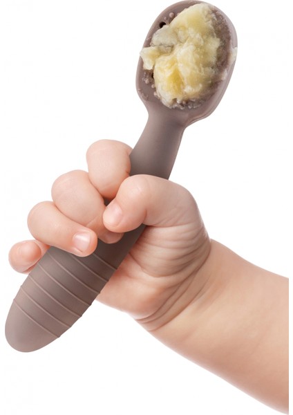 Babyjem Silikon Ikili Ilk Kaşığım Gri fiyatları