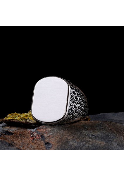 925 Ayar Gümüş Otantik Model Erkek Yüzük fiyatları