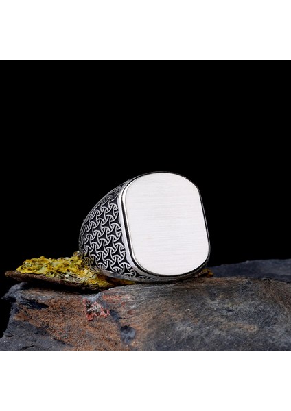 925 Ayar Gümüş Otantik Model Erkek Yüzük modelleri