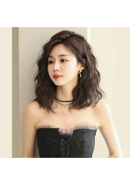 Wıg Bobo Bobo Wıg Kuru Kuru Sürümünü Doğal Görünümlü Kısa Bob Peruk Günlük Kore Sürümleri Için Kısa Kıvırcık Peruk (Yurt Dışından) fiyatları