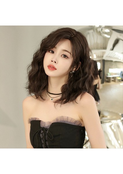 Wıg Bobo Bobo Wıg Kuru Kuru Sürümünü Doğal Görünümlü Kısa Bob Peruk Günlük Kore Sürümleri Için Kısa Kıvırcık Peruk (Yurt Dışından) fırsatları