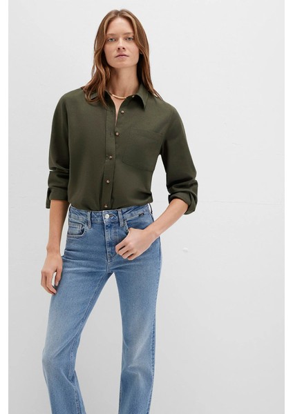 Erkek Yeşil Gömlek 1211285-71545 modelleri