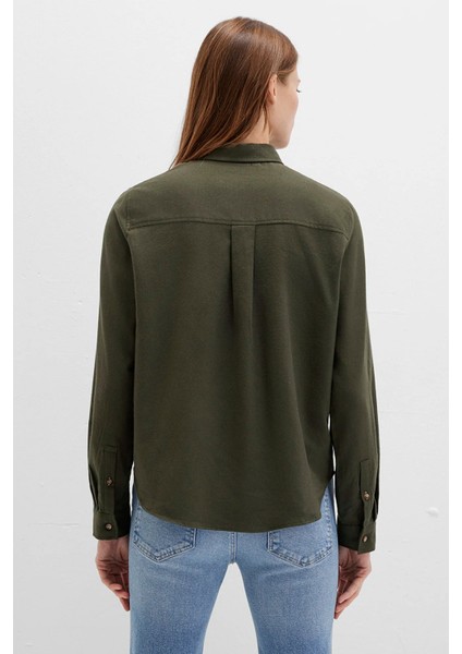 Erkek Yeşil Gömlek 1211285-71545 fırsatları