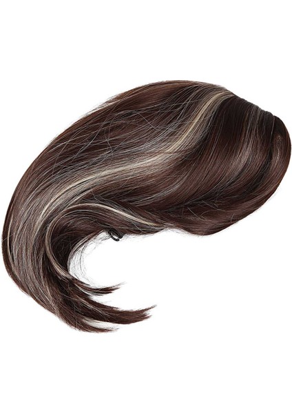 2x Kadın Cosplay Wig Orta Saçlı Kızlar Orta Uzun Saç Karışık Altın Saçak + Kahverengi (Yurt Dışından) fiyatları