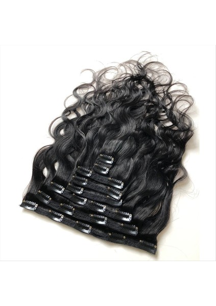 Saç Uzantılarında Su Dalgası Klipsleri Saç Doğal Renk Saç Peruk Klips 14 Inç (Yurt Dışından) fiyatları