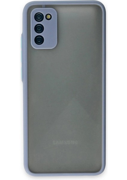 Samsung Galaxy A02S Kılıf Montreal Silikon Kapak - GRI-(5796) - X812I386-R96812