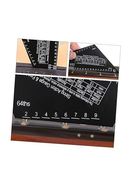Elektrik Gitar Hareket Cetveli - Gitar Ölçüm Aracı - Yüksek Doğruluklu Gitar Yükseklik Ölçeri fırsatları