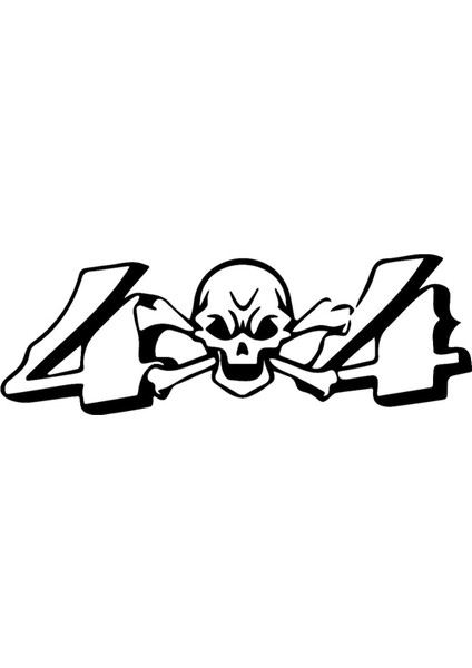 Kuru Kafa Off Road 4 x 4 Sticker 30 x 12 cm