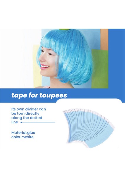 72PC Sabit Wig Çift Santili Bant Saç Sistemi Yapıştırıcı Genişletilmiş Peruk Şeriti Toupee Dantel Peruk Filmi Için Su Geçirmez (Yurt Dışından) modelleri