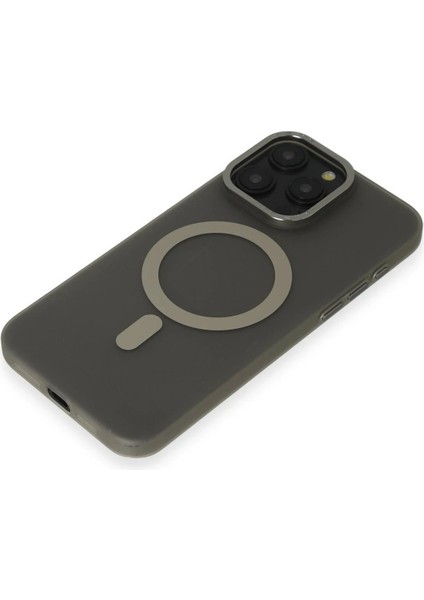 iPhone 15 Pro Kılıf Lodos Magneticsafe Mat Kapak - Titan GRI-(5796) - X976I494-R75976 fırsatları
