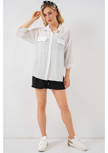 Kadın Gömlek 20317 Beyaz modelleri