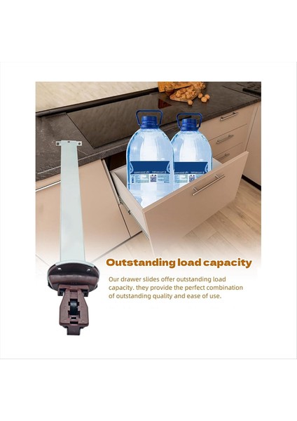 Metal Çekmece Slayt Değiştirme Çeşitli Şifoniyerler ve Komodinler Çekmeceli Pist ve Metal Destek Plakası ile Ray Kiti (Yurt Dışından) modelleri