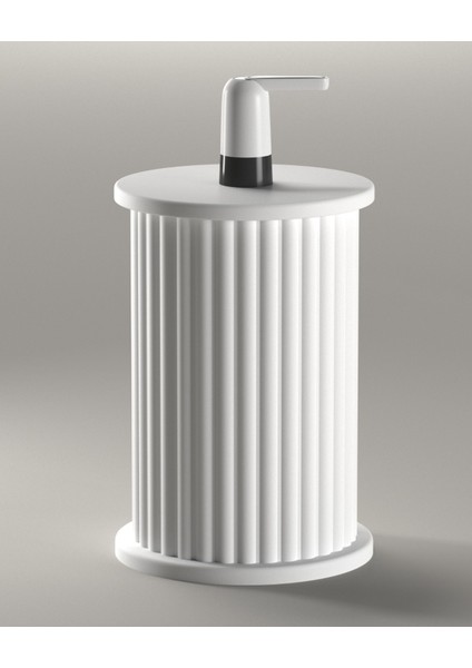 Modena Damacana Kılıfı Beyaz - Dekoratif Lüks Damacana Gizleme Saklama Kılıfı