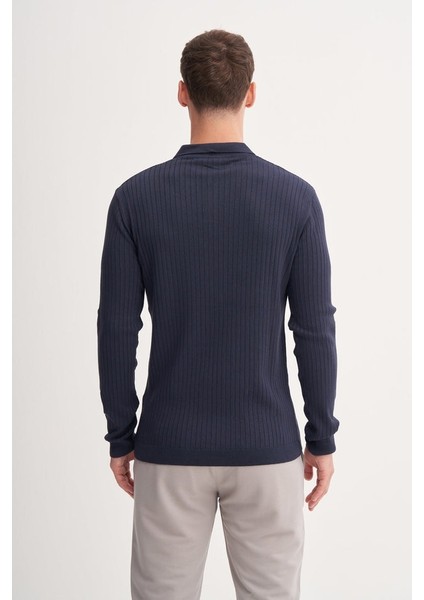 Erkek Kazak 33210 Lacivert modelleri