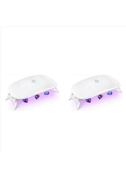 Reçine Için 2x Uv Işığı Katlanabilir Uv Reçine Ligh Taşınabilir ve Hızlı Kürleme Güç Uv Lambası Uv Reçine Kalıbı Için Malzemeler (Yurt Dışından)