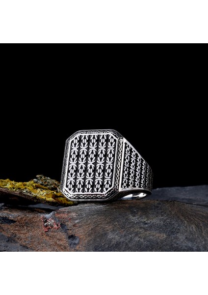 925 Ayar Gümüş Kral Zincir Model Erkek Yüzük fiyatları