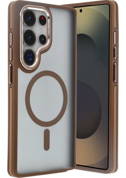Samsung Galaxy S25 Ultra Winner Magsafe Kapak - GOLD-(5796) - X839I977-R94839 modelleri