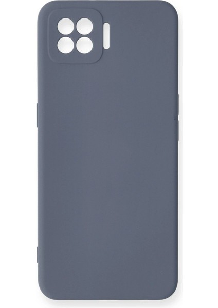 Oppo A73 Kılıf Nano Içi Kadife Silikon - GRI-(5796) - X411I500-R63411