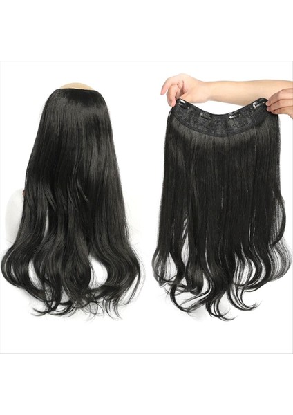Siyah Sentetik Kadınlar Stil Uzun Saç Ekstra Uzun Saç Sentetik Peruklar Katmanlı Uzantılar Kafa Saçını Artırın (Yurt Dışından) fırsatları