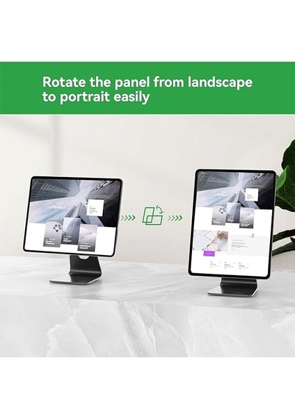 Ipad Air 11 Inç M2 2024 ile Uyumlu Ayarlanabilir Manyetik Ipad Standı 360° Dönebilen Alüminyum Tutucu fırsatları