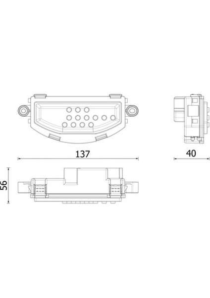 Xmpdby Klima Fan Regulatoru Mercedes Vito W447 14