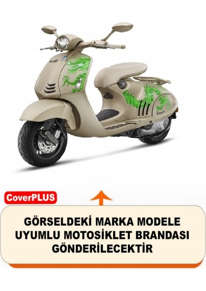 Vespa 946 Dragon Branda Motosiket Brandası (Gri Renk) Motor Örtüsü Çadır Su Geçirmez Motosiklet Kılıfı Motor Brandası fiyatları