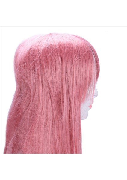 2 Adet 80CM Uzunluğunda Düz Cosplay Peruk Çok Renkli Isı Tam Esnek Peruklar (Pembe) (Yurt Dışından) indirimleri