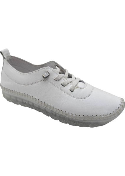 Reina | Kadın Hakiki Deri Rahat Ayakkabı - Beyaz - 39