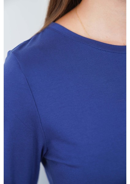 Viskon Tunik & Etek Takım-Lacivert indirimleri