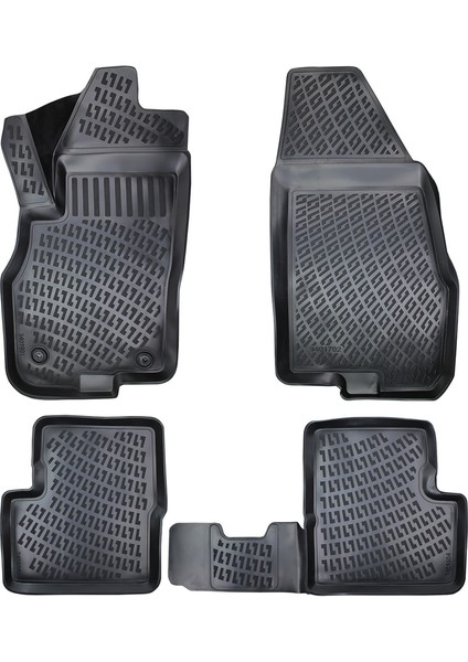 Fiat Punto 2006+ 3D Havuzlu Paspas