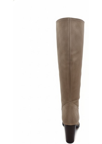 Hakiki Deri Kadın Çizme - Kalın Topuk 25HSY1976 indirimleri