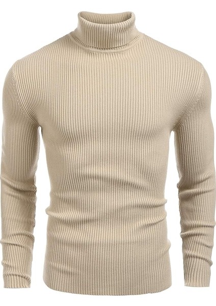 Erkek Boğazlı Slim Fit Triko Kazak – Basic Esnek Kışlık Model fiyatları