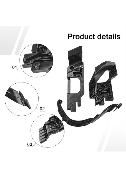 Bmw X6 F15 F85 F16 F86 Için Araba Ön Far Braketi Sol 63117395523 (Yurt Dışından) indirimleri