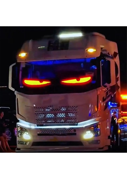 Kamyon LED Gözler Hafif, Renkli Göz Lambası Yumuşak Ekran Araç Pencereleri, Programlanabilir Esnek LED Ekran Uygulaması Uzaktan A (Yurt Dışından) indirimleri