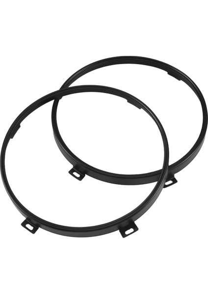 Jeep Wrangler Için 2pcs Jk Tj 07-17 7 Inç LED Far Yuvarlak Yuvarlak Halka Montaj Braketi Far Montaj Lambası Tutucuları Siyah (Yurt Dışından) modelleri