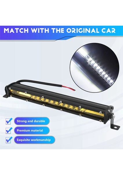 12 Inç LED Işık Çubuğu LED Iş Çatı Işıkları Çubuğu 12V 24V Sel Spot Işın Sürüş Lambaları Offroad Suv Kamyonu (Yurt Dışından) indirimleri